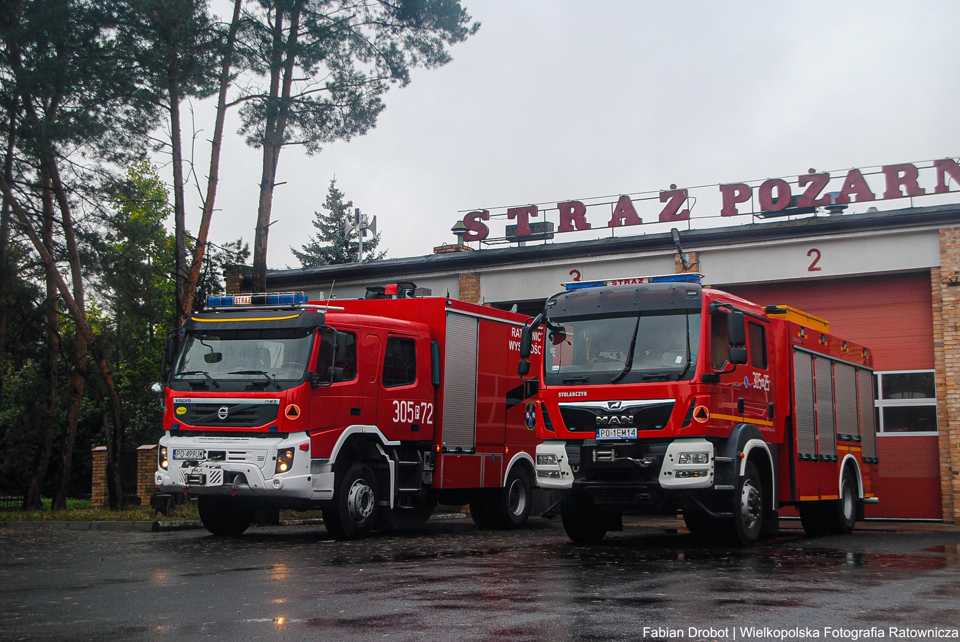 Piątkowska jednostka w ponury dzień