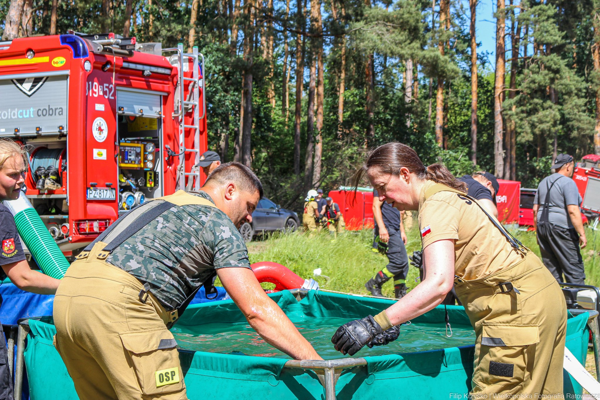 Pompy Szlamowe, Pływające, Węże W110 - W skrócie Ćwiczenia z przetłaczania wody