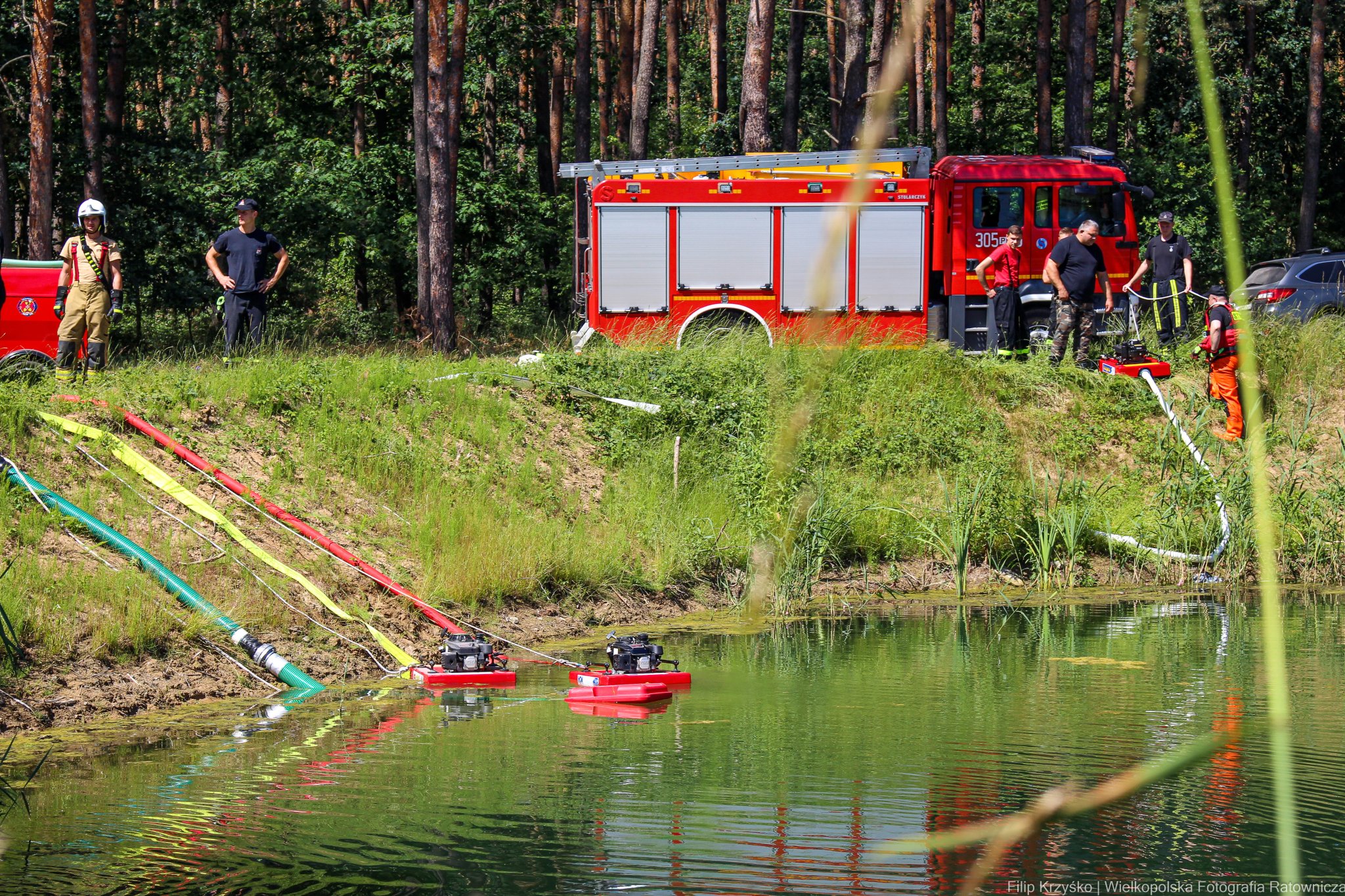 Pompy Szlamowe, Pływające, Węże W110 - W skrócie Ćwiczenia z przetłaczania wody